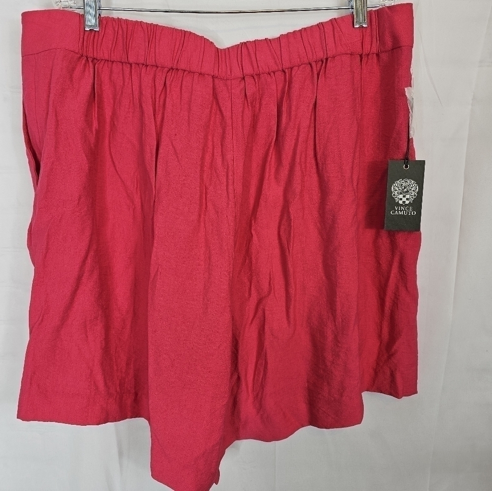 VINCE Camuto High-waisted pink shorts NWT Plus sizes 18 & 22 - Picture 4 of 5